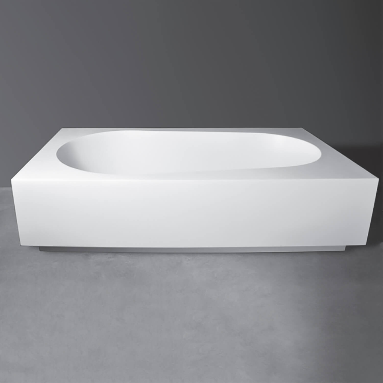 Crystallite Stone Bathrooms Contessa Bath 1950x1065mm - Stiles